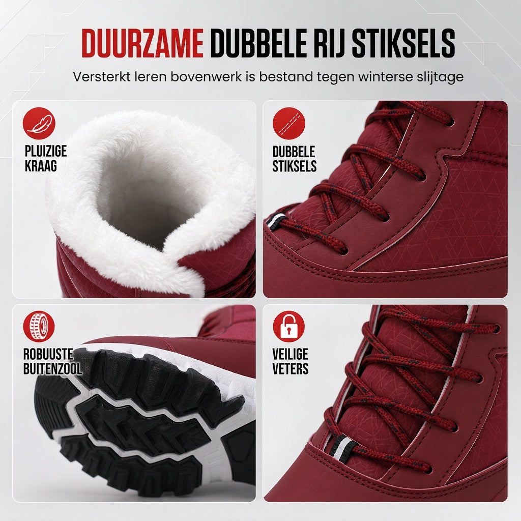 🎁🎉Enorme kortingen🔥🔥Dames winter snowlaarzen, verdikte laarzen tot halverwege de kuit voor outdoor reizen, grote maten