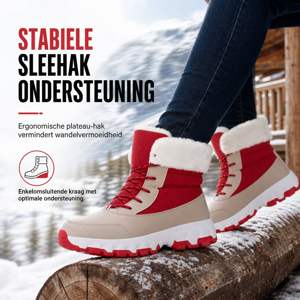 🎁🎉Enorme kortingen🔥🔥Dames winter snowlaarzen, verdikte laarzen tot halverwege de kuit voor outdoor reizen, grote maten