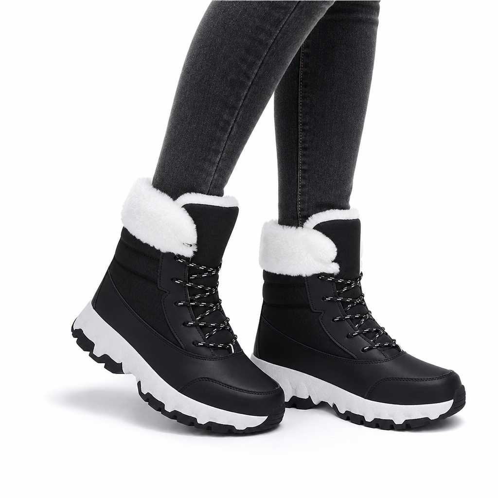 🎁🎉Enorme kortingen🔥🔥Dames winter snowlaarzen, verdikte laarzen tot halverwege de kuit voor outdoor reizen, grote maten