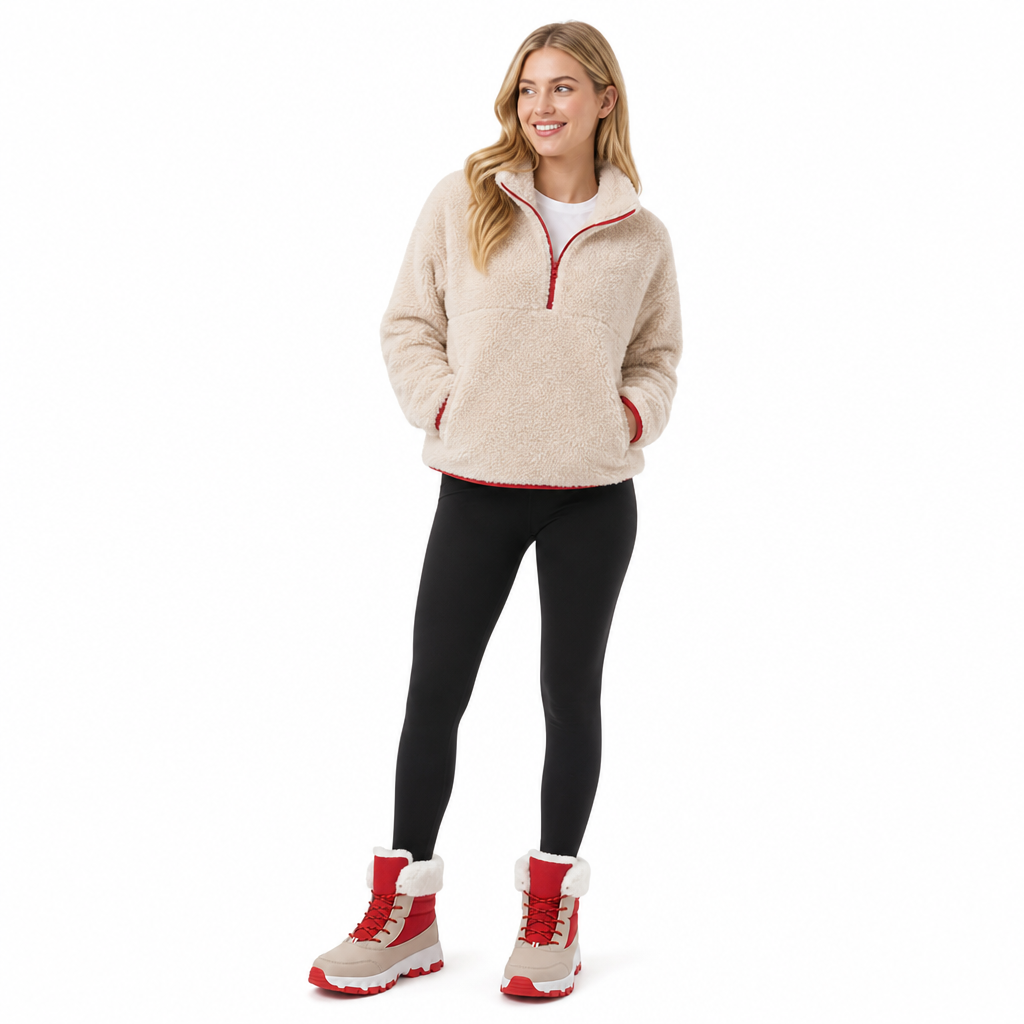 🎁🎉Enorme kortingen🔥🔥Dames winter snowlaarzen, verdikte laarzen tot halverwege de kuit voor outdoor reizen, grote maten