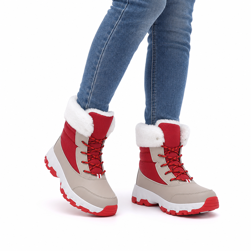 🎁🎉Enorme kortingen🔥🔥Dames winter snowlaarzen, verdikte laarzen tot halverwege de kuit voor outdoor reizen, grote maten