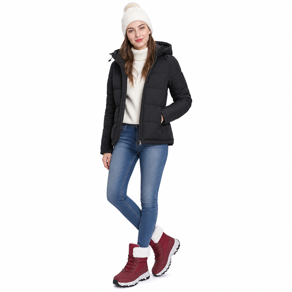 🎁🎉Enorme kortingen🔥🔥Dames winter snowlaarzen, verdikte laarzen tot halverwege de kuit voor outdoor reizen, grote maten