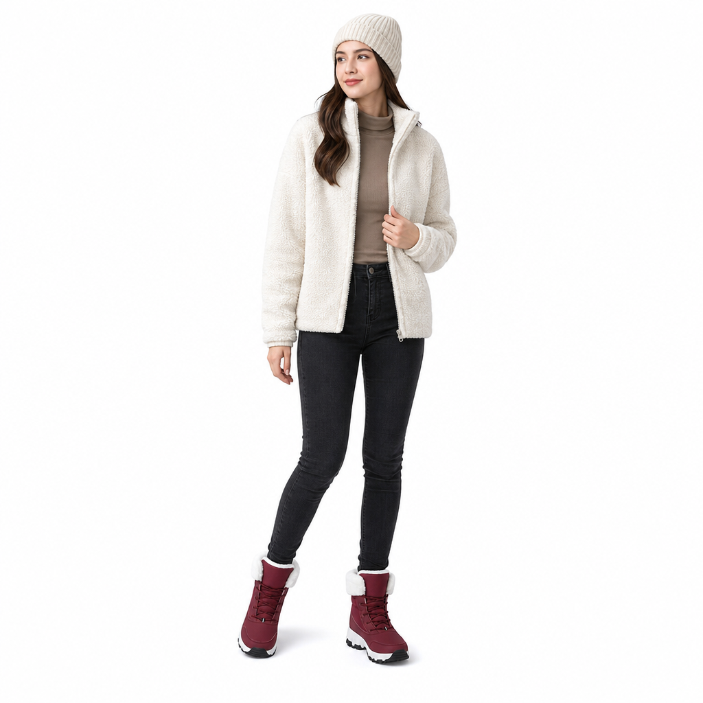 🎁🎉Enorme kortingen🔥🔥Dames winter snowlaarzen, verdikte laarzen tot halverwege de kuit voor outdoor reizen, grote maten