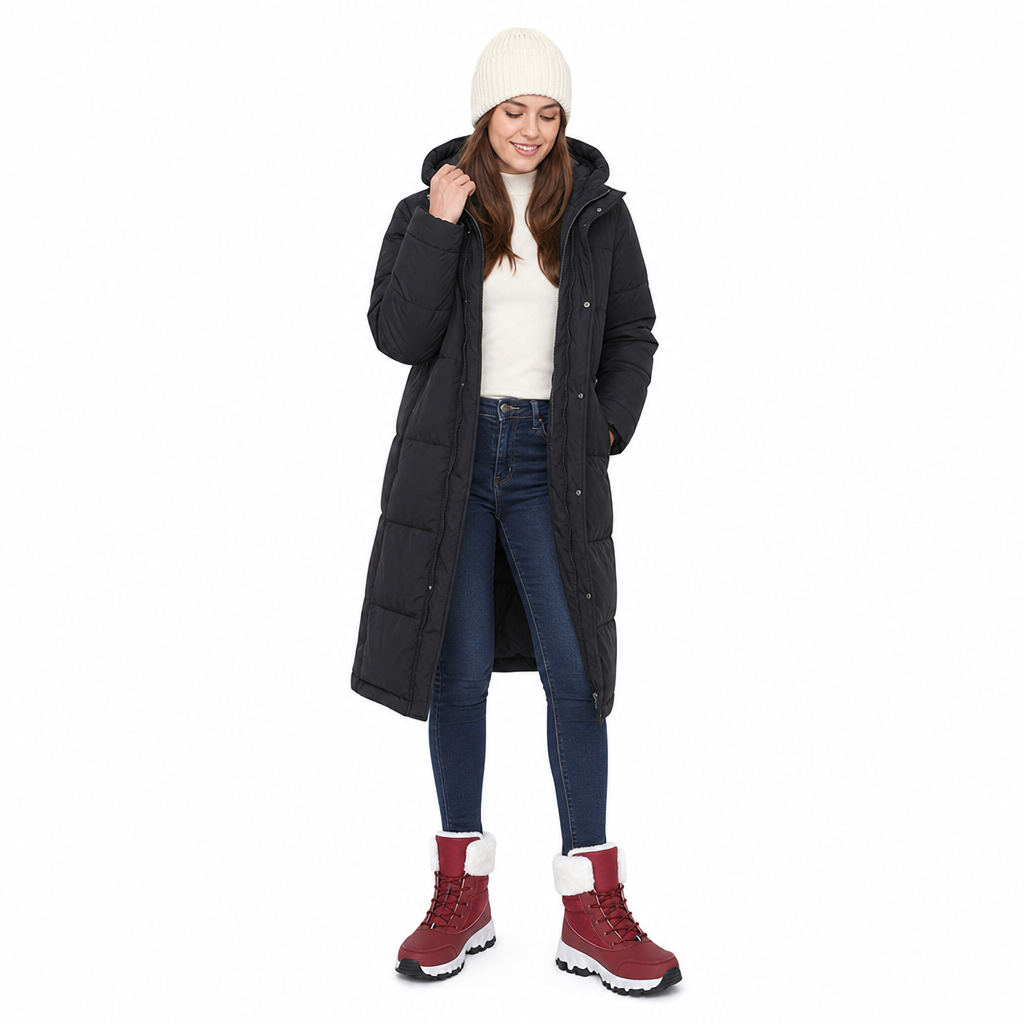 🎁🎉Enorme kortingen🔥🔥Dames winter snowlaarzen, verdikte laarzen tot halverwege de kuit voor outdoor reizen, grote maten