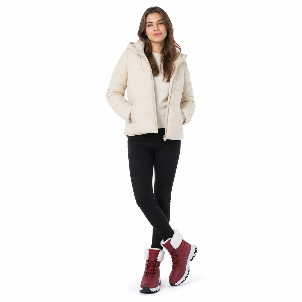 🎁🎉Enorme kortingen🔥🔥Dames winter snowlaarzen, verdikte laarzen tot halverwege de kuit voor outdoor reizen, grote maten