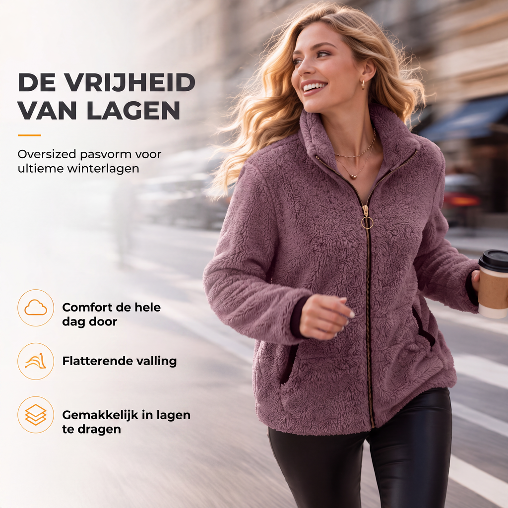 👍Wij bieden een 30-daagse onvoorwaardelijke geld-terug-garantie 🔒 voor het geval u van gedachten verandert!👍👍Casuele damesvest met rits