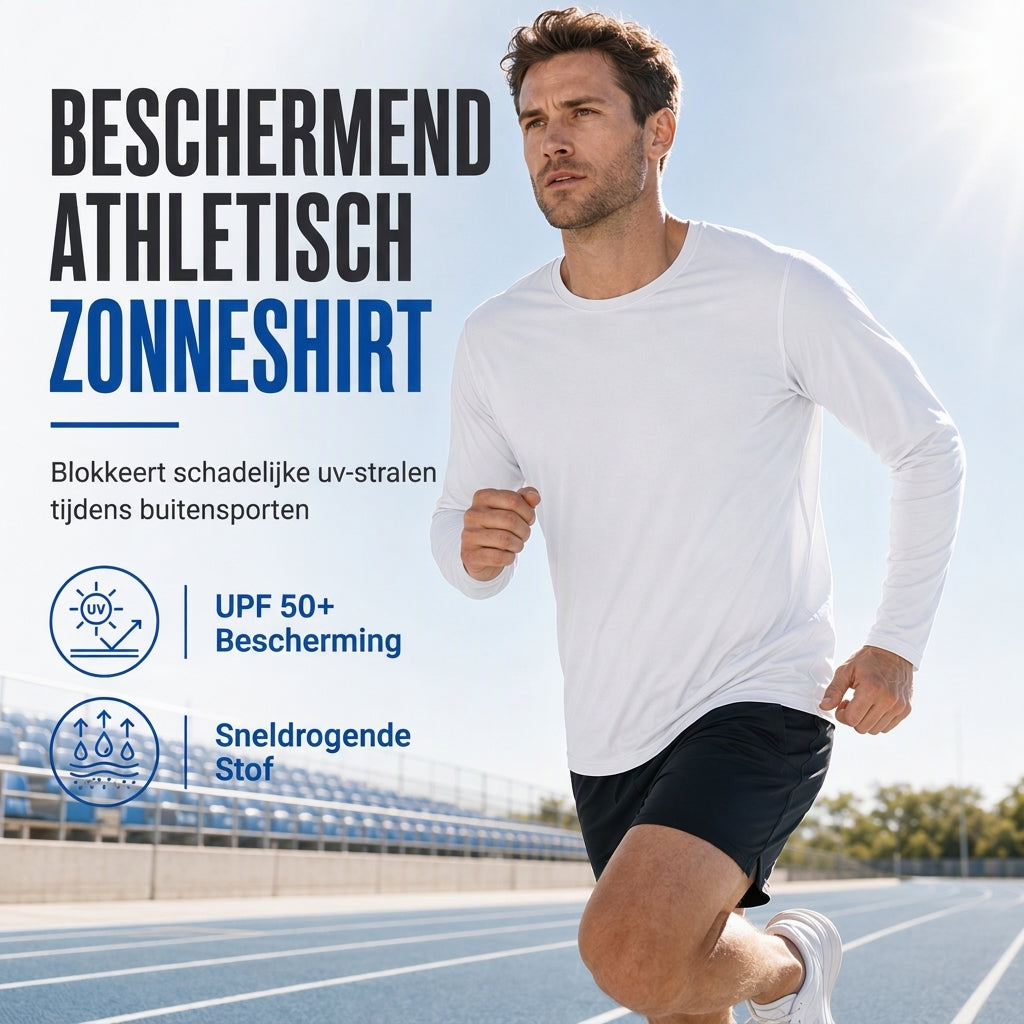 😍Koop meer, bespaar meer!🌸Snel droogmakend mannen shirt met ronde hals en lange mouwen