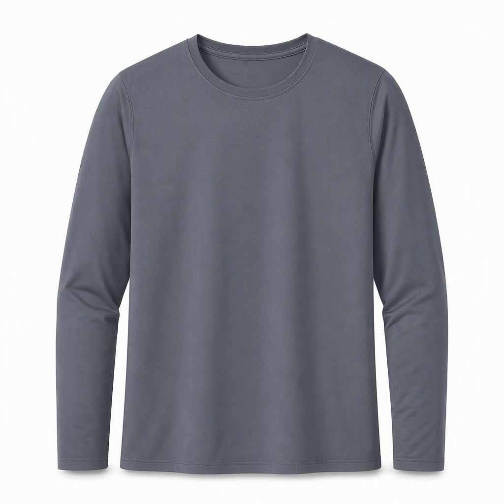 😍Koop meer, bespaar meer!🌸Snel droogmakend mannen shirt met ronde hals en lange mouwen