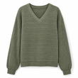 🔥Populair product ！✨Vrouwen Casual Lange Mouwen V-hals Top