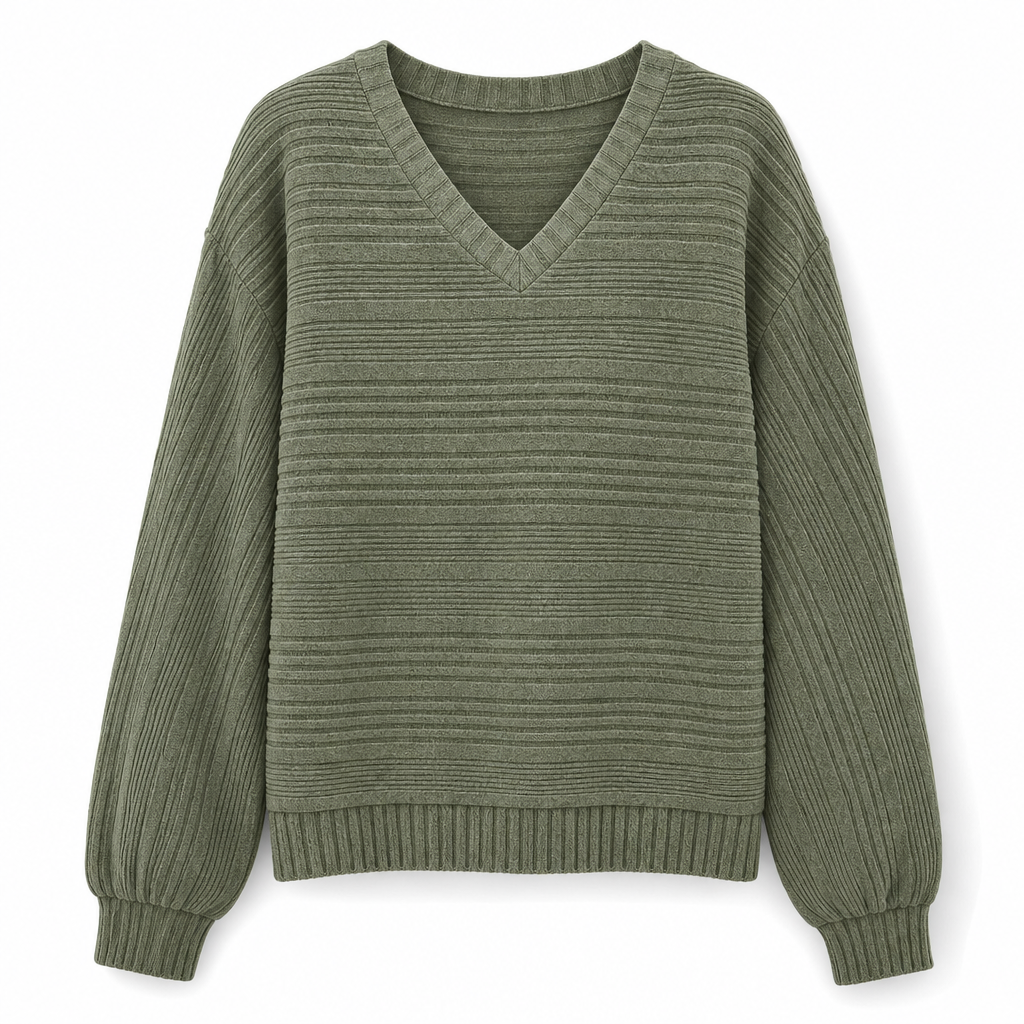 🔥Populair product ！✨Vrouwen Casual Lange Mouwen V-hals Top
