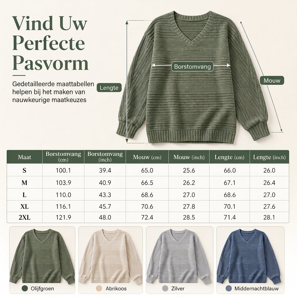 🔥Populair product ！✨Vrouwen Casual Lange Mouwen V-hals Top