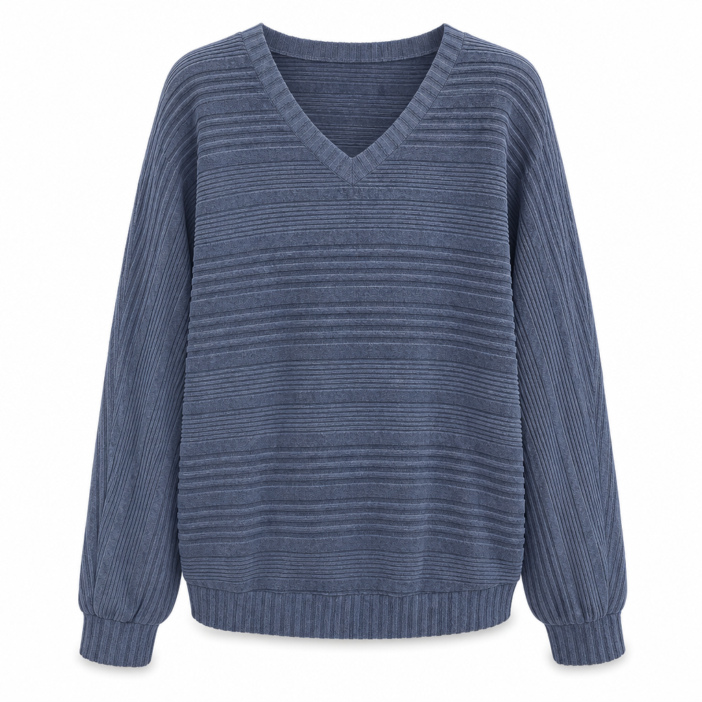 🔥Populair product ！✨Vrouwen Casual Lange Mouwen V-hals Top