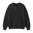 🔥Populair product ！✨Herens Retro Henley Hals Mock Two Piece Trui Relaxed Fit Lange Mouw Knit Pullover voor Herfst en Winter
