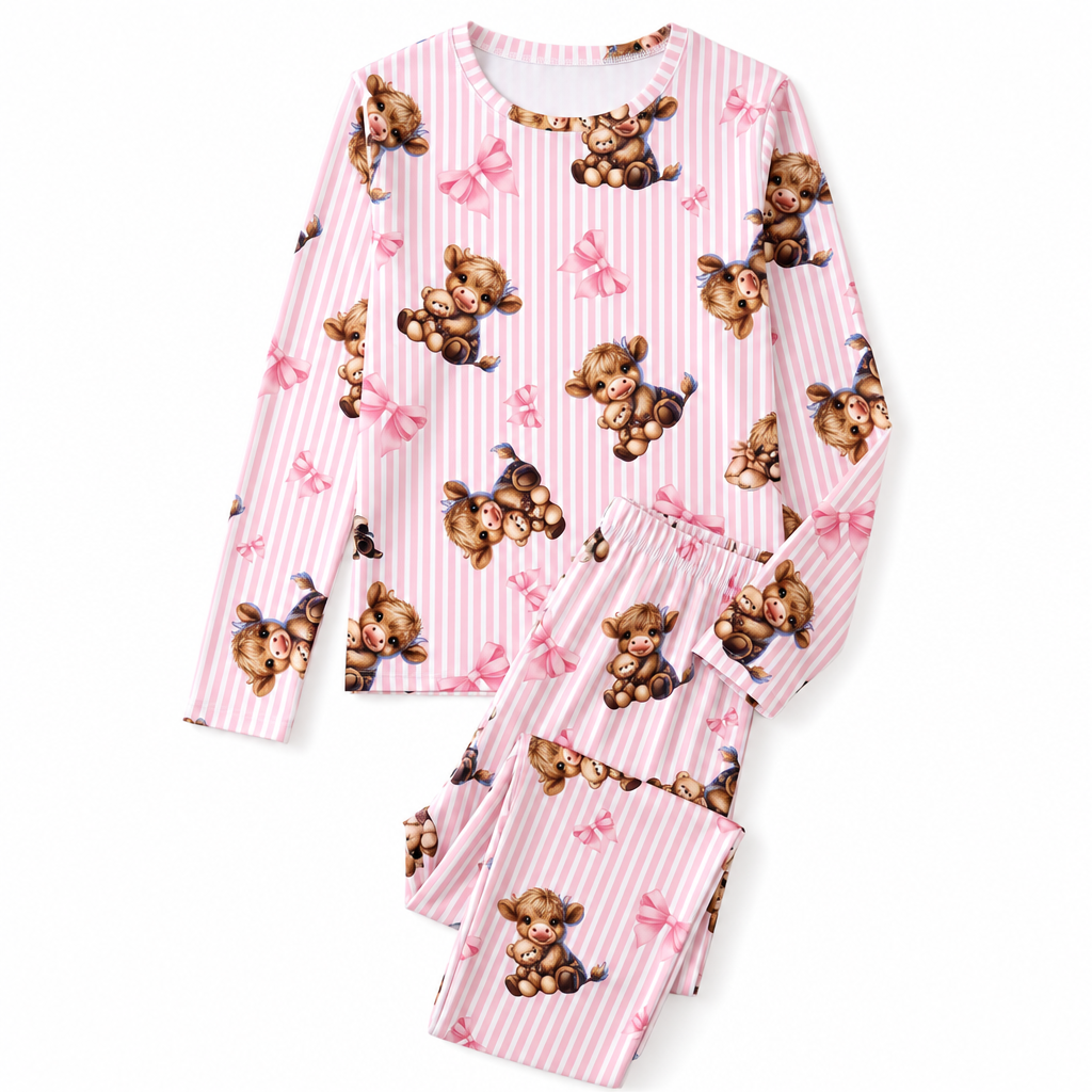 🔥Populair product ！✨Dames Pyjamaset van Zacht Milk Silk - Lange Mouwen Top en Lange Broek, Casual Loungewear
